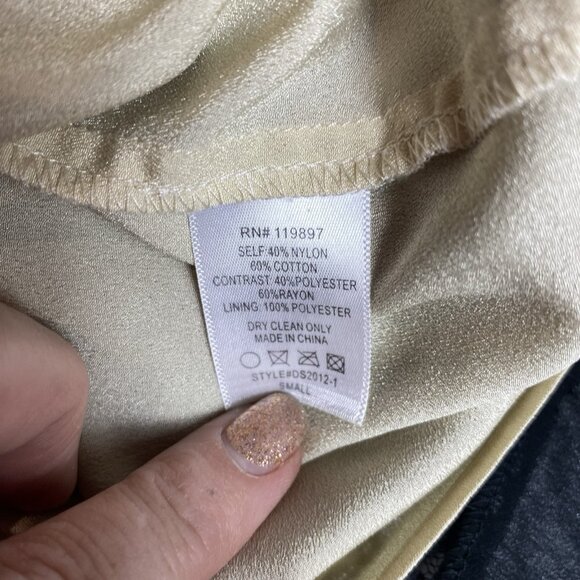 Collective Concepts Womens Dress Black Lace Frayed Hem Metal Zipper Trim Sz S - Picture 5 of 9